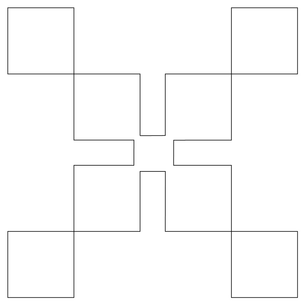 square cross Digital Pattern Sweet Dreams Quilt Studio Digital